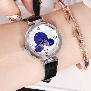 Hot sale Beautiful Pink Diamond Ladies Quartz Watches