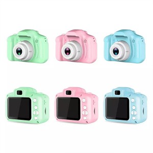 2.0 Inch IPS Screen Shockproof Child Digital Selfie HD Camera Camcorder 12MP Mini Kids Camera 720P