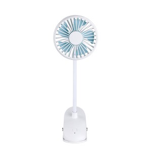 2020 Cooling Summer 1200mAh mini fan with clip, Portable Mini Fans silent clip fan pram clamp handheld USB