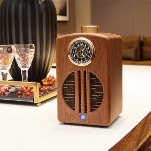 New products Retro Bluetooth Speaker Wireless Charger Wster