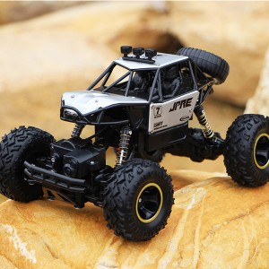 Hot selling oversized alloy climbing mountain bigfoot four-wheel drive remote control toy model off-road vehicle climbing car