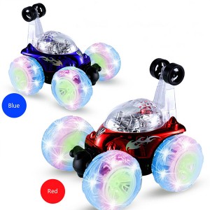 2020 hot style Toy car plastic telecar with music, musical reversal R-C car remote flip control car with music