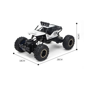 Hot selling oversized alloy climbing mountain bigfoot four-wheel drive remote control toy model off-road vehicle climbing car