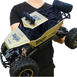 Hot selling oversized alloy climbing mountain bigfoot four-wheel drive remote control toy model off-road vehicle climbing car