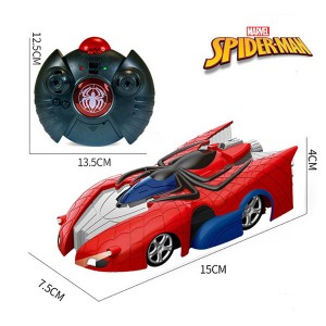 Hot Marvel Spiderman Remote Control Car Wall Climbing Charging Toy Car Boy