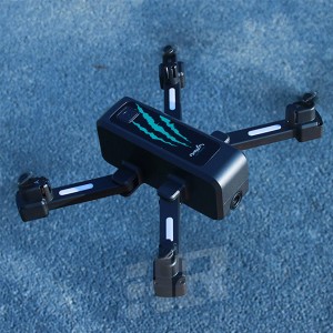 Folding four-axis drone H5 optical flow positioning intelligent aerial vehicle long battery life remote control aircraft