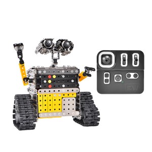 2020 Assembly toy children puzzle boy intelligence robot assembly metal wall-e robot remote assembly model