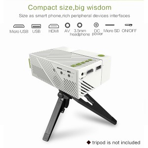 2020 portable home theatre outdoor projector children gift meeting education mini projector