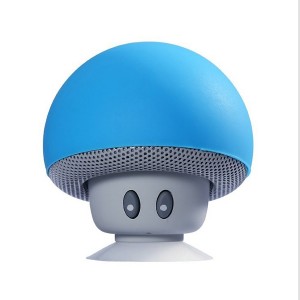 Cartoon small sucker small mushroom bluetooth speaker, cheap portable portable bluetooth speaker