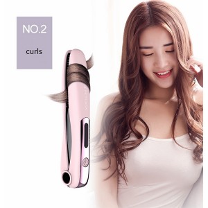 Hot Selling Radio Splint Straightener Charging USB Mini Female Dual Hair Curlers Bangs Small Ironing Straightening Clip