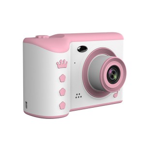 Wholesale children’s camera can take pictures and video 2.8 inch touch screen front and rear dual 800W pixel simulation mini SLR